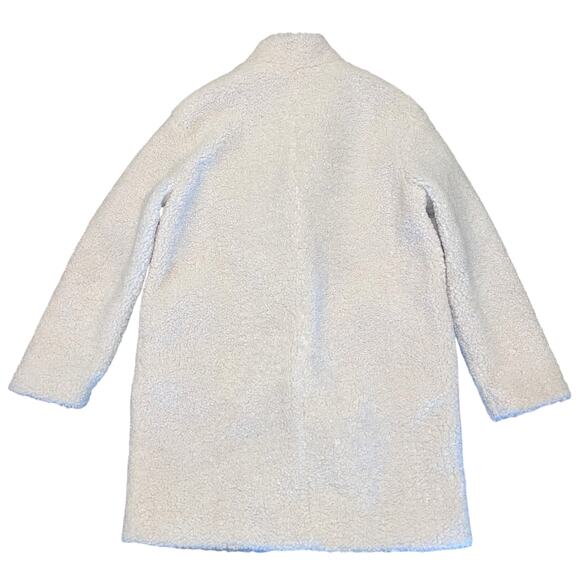 Banana Republic Cream Sherpa Coat - Picture 4 of 12